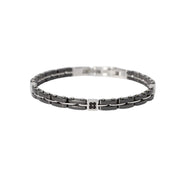 Mabina Bracciale con maglie in argento e ceramica 534012
